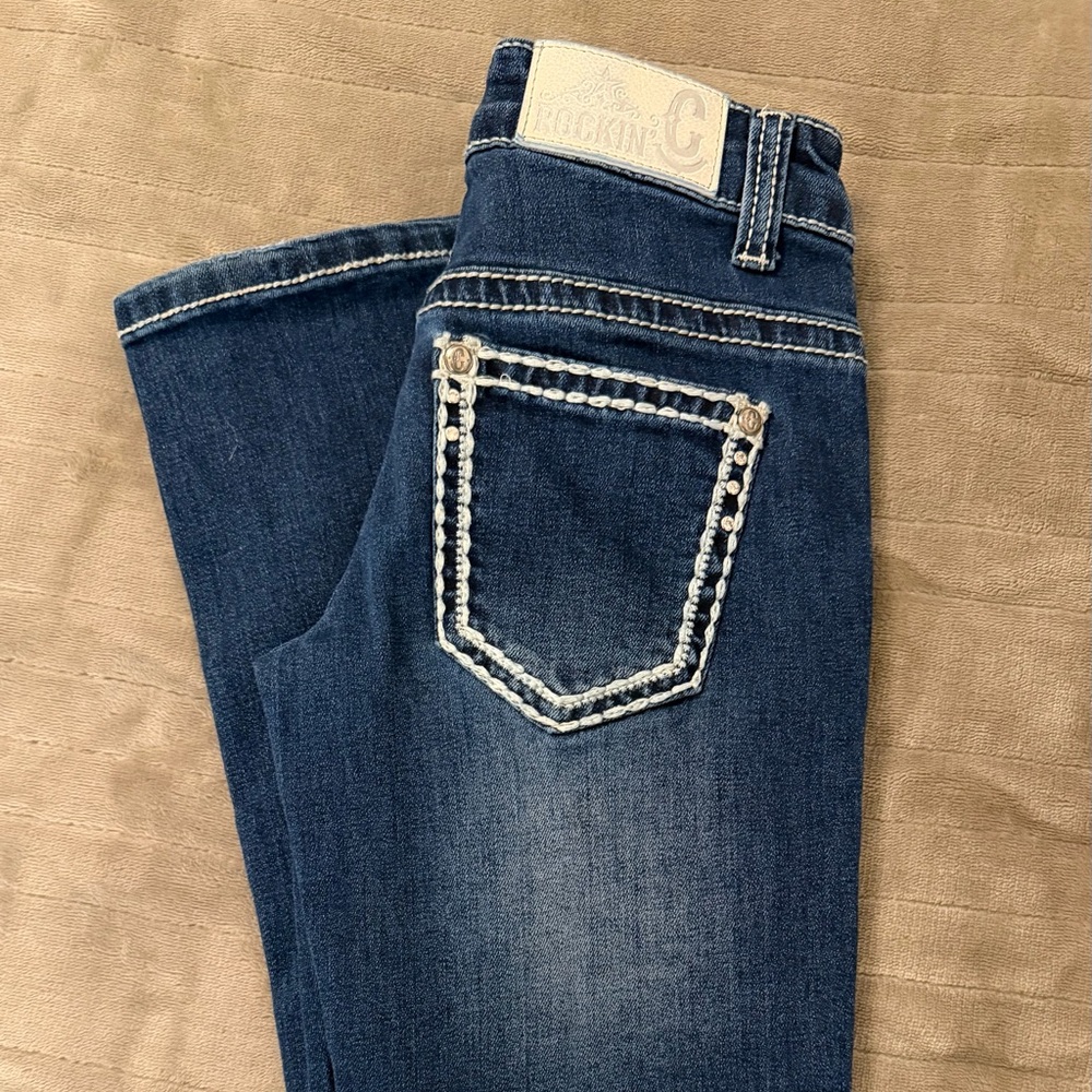 Girls Rockin’ C Bootcut Jeans